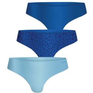 Björn Borg Trusser 3P Performance Thong 1739 Blå/Lyseblå Small Dame