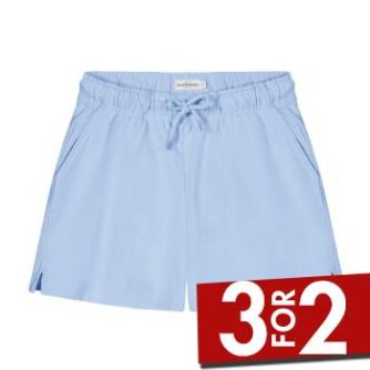 Bread and Boxers Sweatshorts Lyseblå økologisk bomuld Small Dame