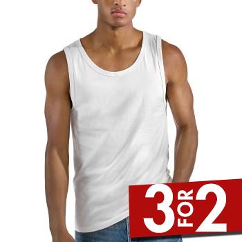 Bread and Boxers Tank Relaxed Hvid økologisk bomuld Small Herre Bread and Boxers Tank Relaxed Hvid økologisk bomuld Small Herre
