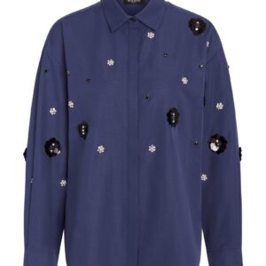 Bruuns Bazaar - ChrisoulaBBBeia shirt - Dark Blue