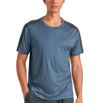 Calida DSW Cooling Men T-Shirt Blå lyocell Small Herre Calida DSW Cooling Men T-Shirt Blå lyocell Small Herre