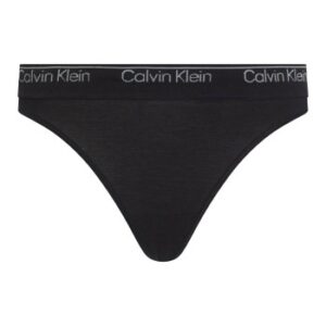Calvin Klein Trusser Modern Seamless Thong Sort Small Dame
