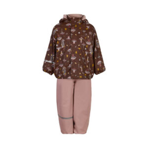 CeLaVi - Regntøj PU med Fleece - Misty Rose - 100