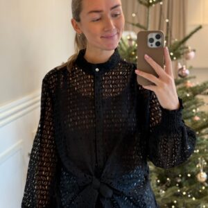 Continue - Bluse - Karina Lace - Black
