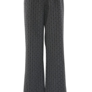Continue - Bukser - Roberta Stripe/heart - Grey Pinstripe