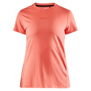 Craft ADV Essence T-shirt Dame, Str. L - Slim Fit, Genanvendt Polyester, Optimal Komfort