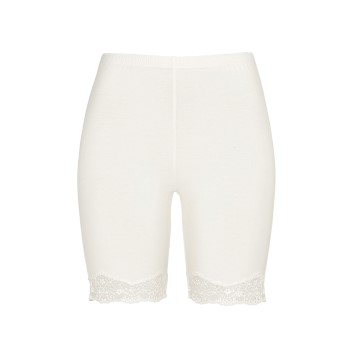 Damella Bamboo Lace Shorts Hvid uld Small Dame Damella Bamboo Lace Shorts Hvid uld Small Dame