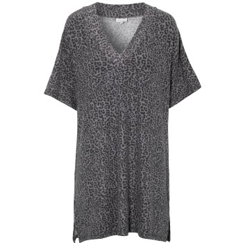Damella Knitted Lounge Tunic Leopard Small Dame Damella Knitted Lounge Tunic Leopard Small Dame