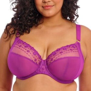 Elomi Bh Matilda Underwired Plunge Bra Fuchsia/Lilla G 85 Dame
