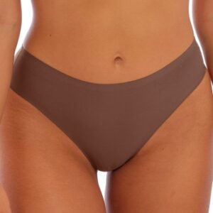 Fantasie Trusser Smoothease Invisible Stretch Thong Mørkbrun polyamid One Size Dame