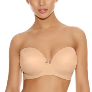 Freya Bh Deco Moulded Strapless Bra Beige B 70 Dame