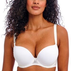 Freya Bh Fascinate UW Moulded Plunge T-Shirt Bra Hvid D 70 Dame