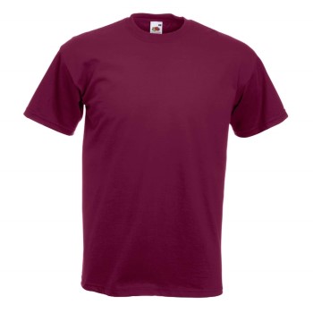 Fruit of the Loom Valueweight Crew Neck T Vinrød bomuld Large Herre Fruit of the Loom Valueweight Crew Neck T Vinrød bomuld Large Herre