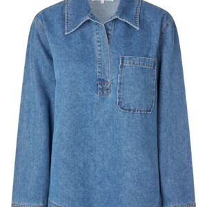 Global Funk - Skjorte - Maitana-G Mid - Vintage Blue