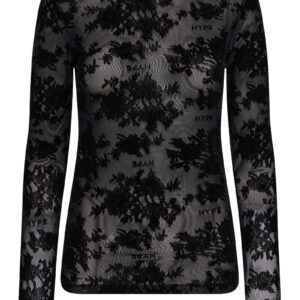 Hype The Detail - Bluse - Lace Blouse - Sort