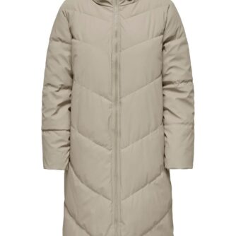 JDY - Jakke - JDY Ulrikka Water Rep Puffa - Simply Taupe