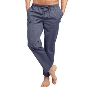 Jockey Loungewear Pant Woven Marineblå bomuld Small Herre