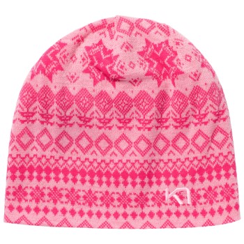 Kari Traa Vilma Beanie Rosa merinould One Size Dame Kari Traa Vilma Beanie Rosa merinould One Size Dame