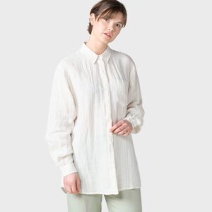 Klitmøller Collective - Belinda linen shirt - Cream/sand - XS
