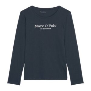 Marc O Polo Long Sleeve Shirt Marineblå bomuld Small Dame