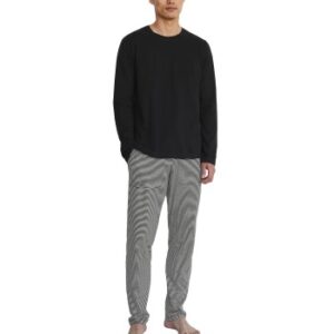 Marc O Polo Men Crew Neck Lounge Set LS Sort bomuld Medium Herre