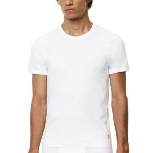 Marc O Polo Men Crew Neck Shirt 2P Hvid bomuld Small Herre