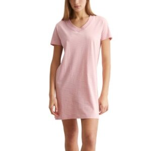 Marc O Polo V-Neck Dress Lyserosa bomuld Small Dame