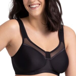 Miss Mary Sweet Senses Wireless Bra Bh Sort B 70 Dame