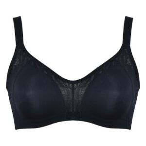 NATURANA Bh Powerlace Minimizer Sidesmoother Soft Bra Sort B 75 Dame