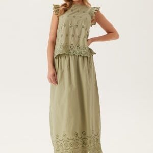 ONLY Onllou Life Emb Long Skirt Elm XS
