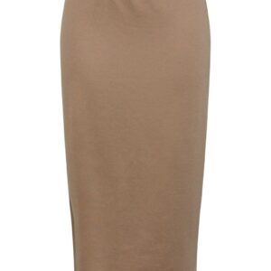 Pieces - Nederdel - PC Jacy HW Midi Skirt - Fossil