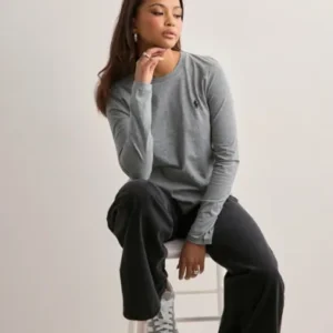 Polo Ralph Lauren - Grå - Newlsrltpp-Long Sleeve-T-Shirt
