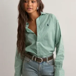 Polo Ralph Lauren - Gr⌀n - Ls Rmsy St-Long Sleeve-Blouse