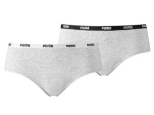 Puma Trusser 2P Iconic Solid Hipster Grå Small Dame