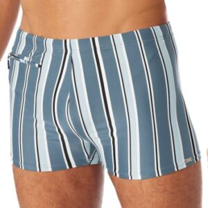 Schiesser Badebukser Aqua Classic Swim Shorts Blå/Lyseblå Medium Herre