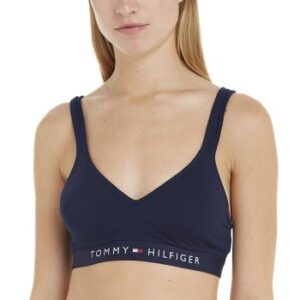 Tommy Hilfiger Bh Bralette Lift Marineblå økologisk bomuld Small Dame