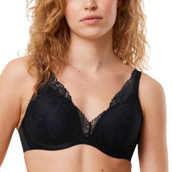 Triumph Bh Body Make-Up Illusion Lace WP Sort B 70 Dame Triumph Bh Body Make-Up Illusion Lace WP Sort B 70 Dame