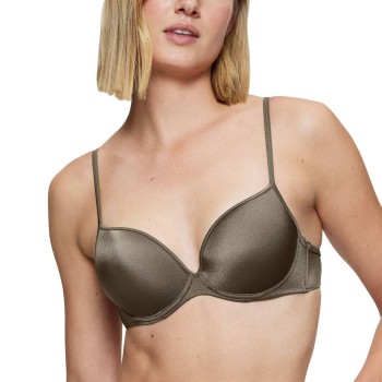 Triumph Midnight Swim Push-Up Bikini Top Khaki C 44 Dame Triumph Midnight Swim Push-Up Bikini Top Khaki C 44 Dame