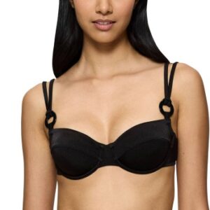 Triumph Midnight Swim Wired Bikini Top Sort E 44 Dame