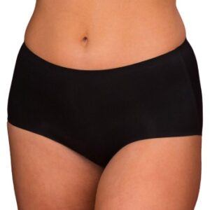 Trofe Core Solids Seamless Midi Brief Trusser Sort One Size Dame