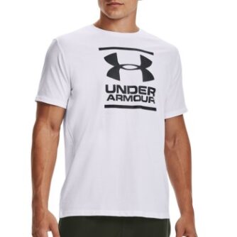 Under Armour 2P GL Foundation SS T Hvid Medium Herre
