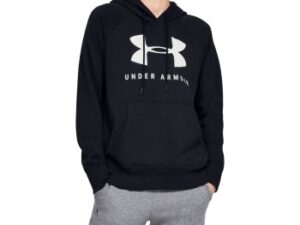 Under Armour Rival Fleece Sportstyle Hoodie Sort Medium Dame