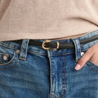 Vero Moda - Sort - Vmkatja Coated Belt Noos