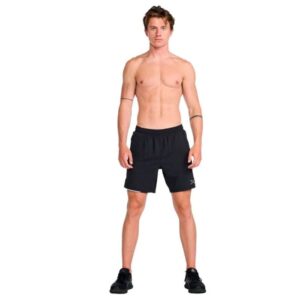 2XU Aero 7 Inch Shorts Str. L Sort