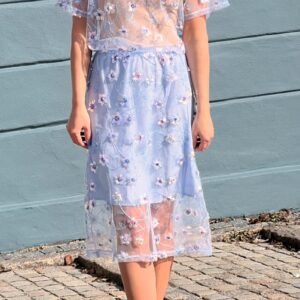 A-View - Nederdel - Denja Skirt - Light Blue (Levering start juni)