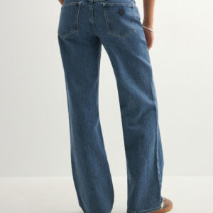 Abrand Jeans - Blå - 99 Low Wide Kim
