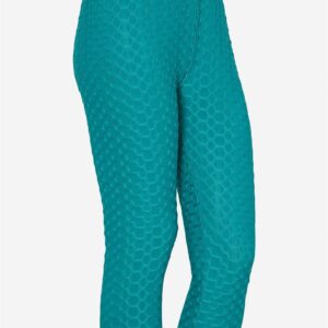 Capri leggings med strukturmønster
