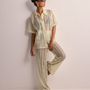 JJXX - Beige - Jxellie Ss Loose Shirt Jrs Ln