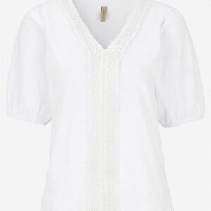 Jerseytop med broderi