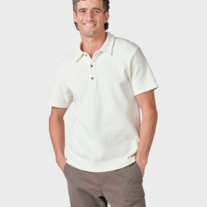 Klitmøller Collective - Banks polo tee - Cream - S